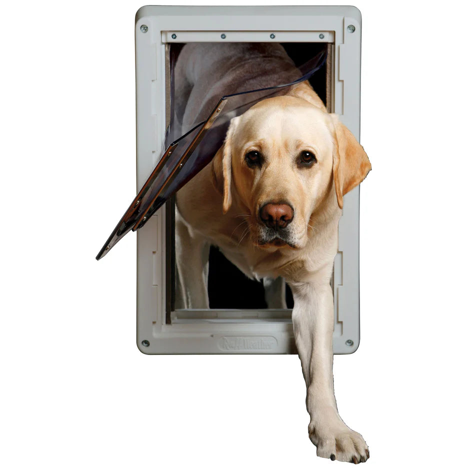 Ideal Pet Products Ruff-Weather Pet Door Extra Large Grey 5.75″ x 19.94″ x 21.62″