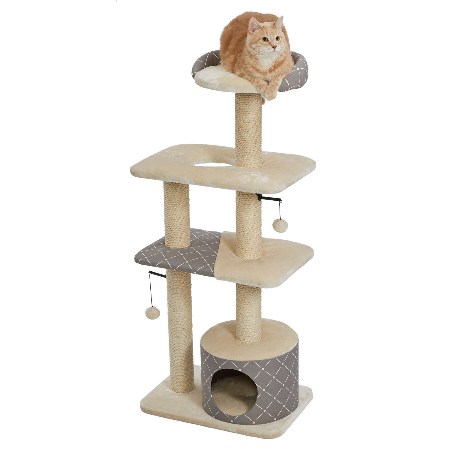 Midwest Feline Nuvo Tower Car Furniture Mushroom 22″ x 15″ x 50.5″