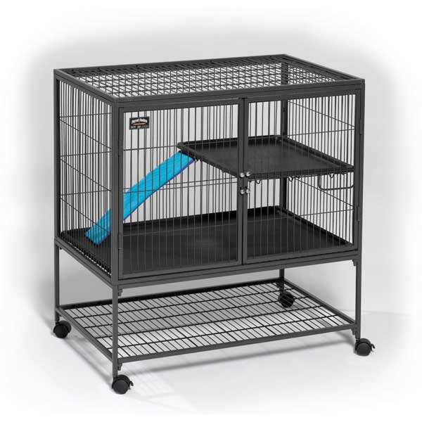 Midwest Ferret Nation Single Unit Cage Gray 36″ x 25″ x 38.5″ 