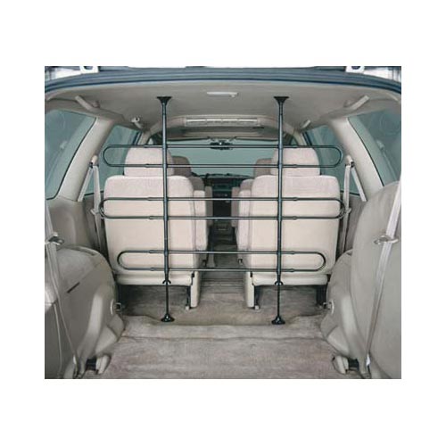 Midwest 6 Bar Tubular Vehicle Barrier - Black