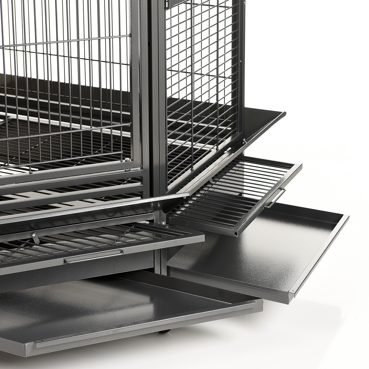 A&E Cage Co. Extra Large Corner Cage-BLACK