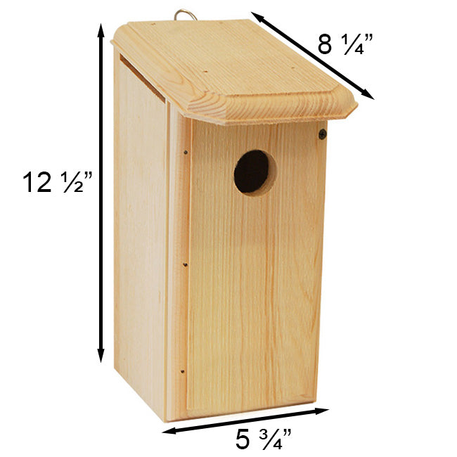 Coveside Titmouse, Warbler & Tree Swallow Bird House