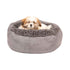 DGS Pet Products Dirty Dog Round Bed Large Cool Grey 25″ x 25″ x 8″