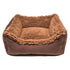 DGS Pet Products Dirty Dog Lounger Bed Large Brown 31″ x 27″ x 9″