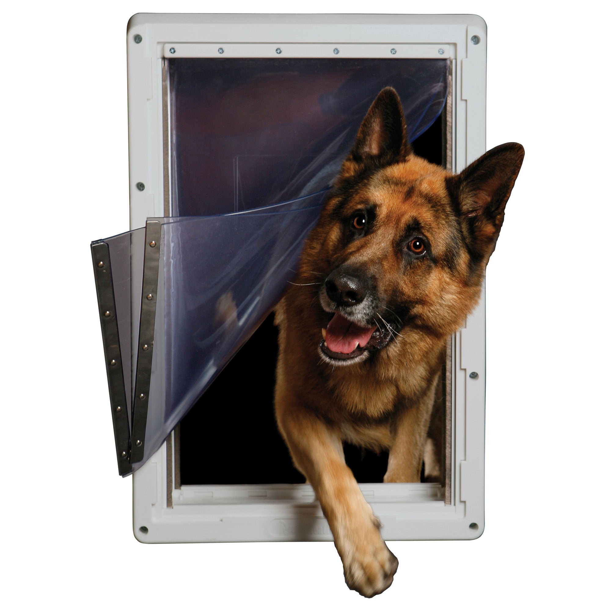 Ideal Pet Products Ruff-Weather Pet Door Super Large Grey 5.75″ x 19″ x 28.12″