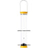 Yellow Metal Thistle feeder 15 in.