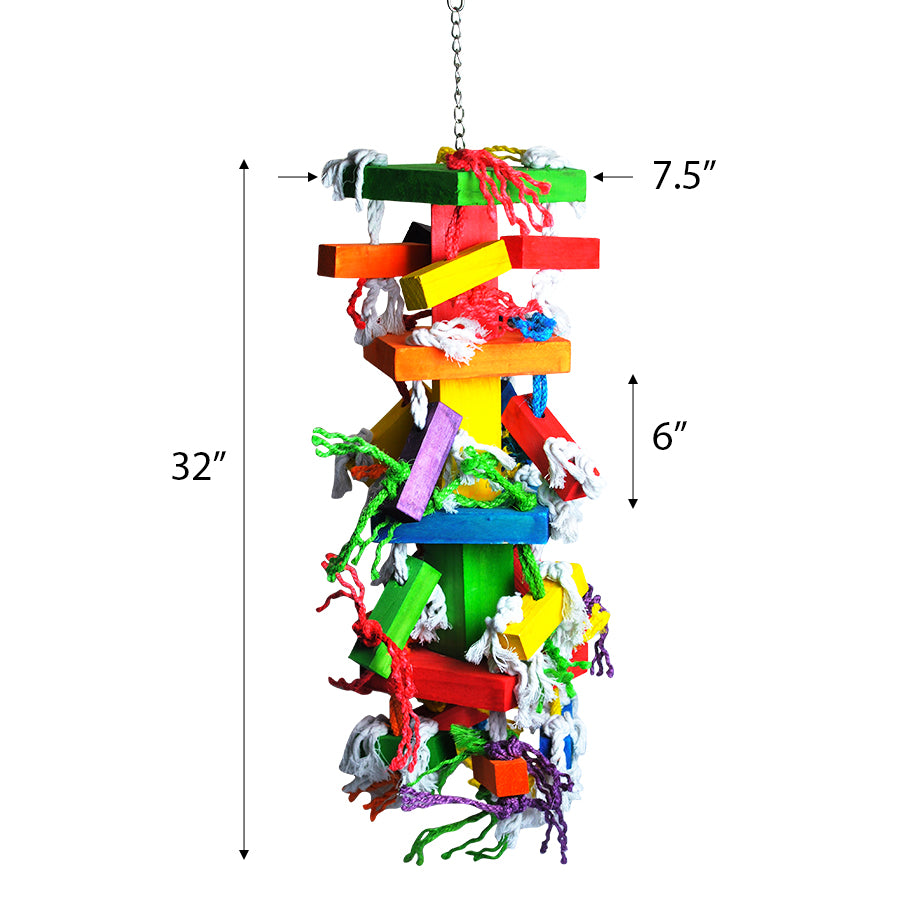 Deluxe Preener & Mega Blocks Bird Toy