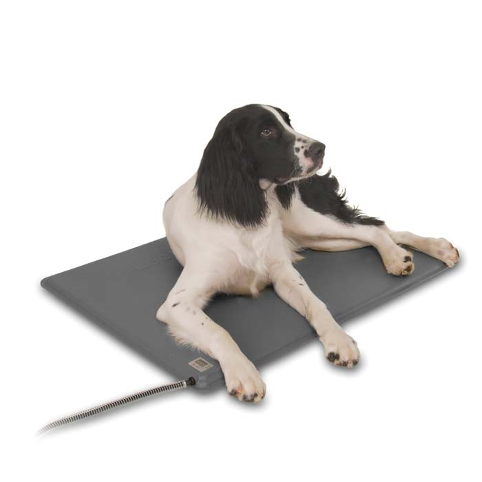 K&H Pet Products Deluxe Lectro-Kennel Large Gray 22.5″ x 28.5″ x 0.5″