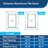 PetSafe Extreme Weather Aluminum Pet Door Extra Large White 