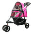 Petique Revolutionary Pet Stroller for Dogs and Cats Supernova Pink