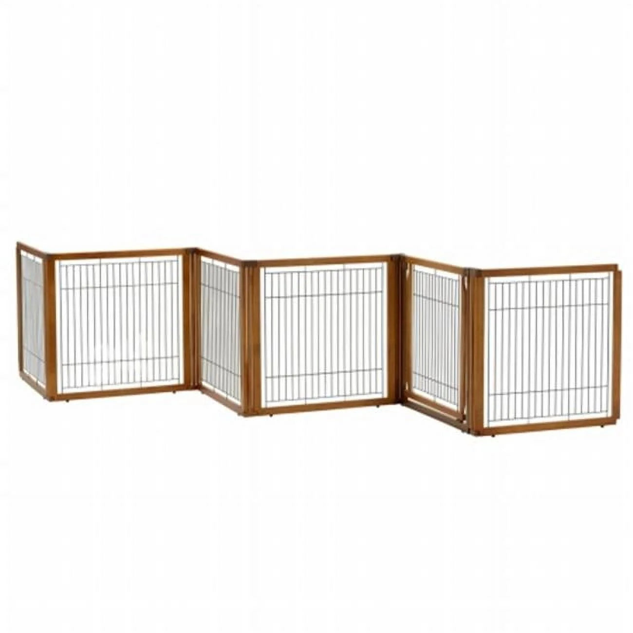 Richell Convertible Elite 6 Panel Pet Gate - Autumn Matte