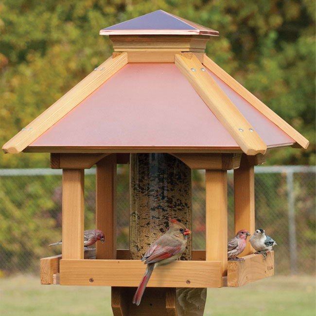 Woodlink Large Coppertop Gazebo Bird Feeder