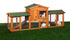 Prevue Pet Products Rabbit Hutch with Double Run